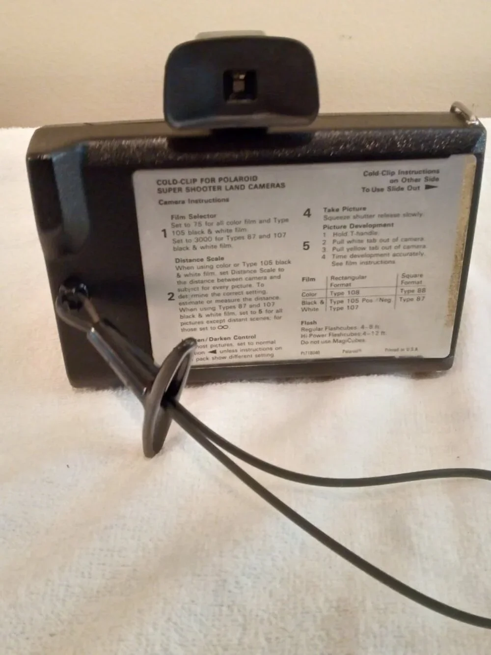 Vintage 1970's Super Shooter Polaroid Land Camera